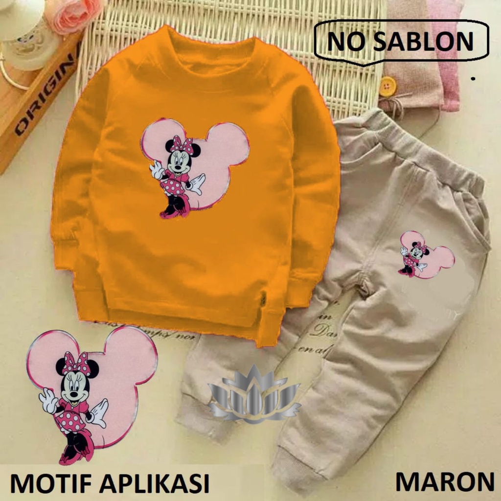 BO - SETELAN MICKEY REST / PAKAIAN ANAK-ANAK / FASHION ANAK-ANAK / SETELAN ANAK TERMURAH / SET ANAK