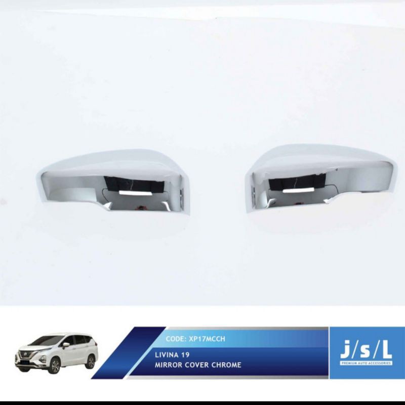 cover spion all new Livina 2019/Xpander /  mirror cover Hitam, Chrome &amp; Carbon jsl