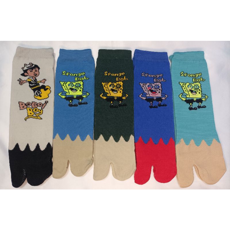 Kaos Kaki Jempol Anak TK SD Motif Cute || Kaos Kaki Anak Panjang