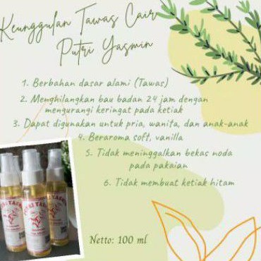 Tawas Cair Putri Yasmin BPOM