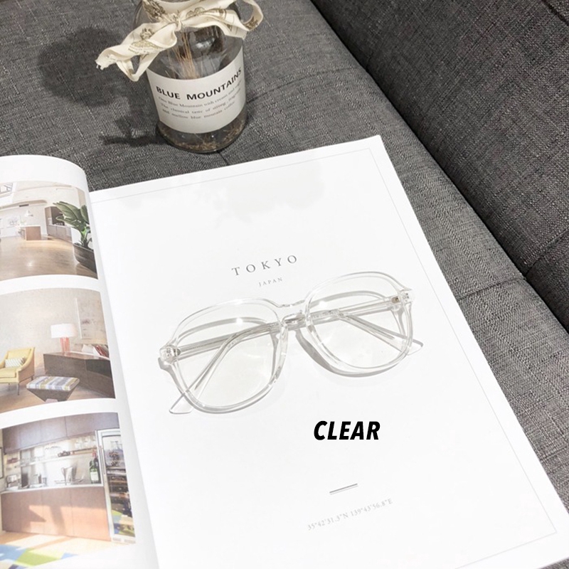 (YUZHU) Bayar di Tempat Korean Design Candy Color Frame Kacamata Wanita Aviator Style Eyeglasses