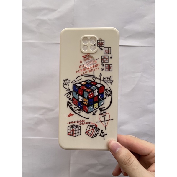 Softcase Edge Motif Rubic Cube For Iphone Oppo Realme Vivo Xiaomi -Cube Rubik Case