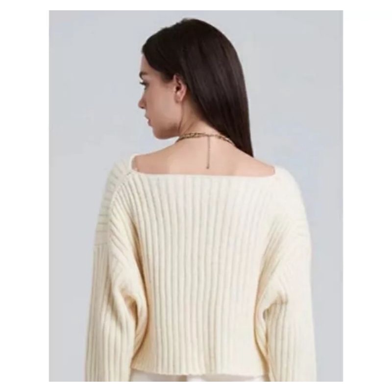 ATASAN RAJUT WANITA KOREAN STYLE TOKUDAI CROP KNIT SWEATER,KARDIGAN KROP PREMIUM