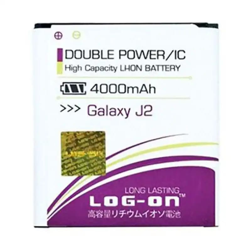 LOG ON Batre Samsung Galaxy J2 2015 J200 Double Power Dobel IC Original Batre Batrai