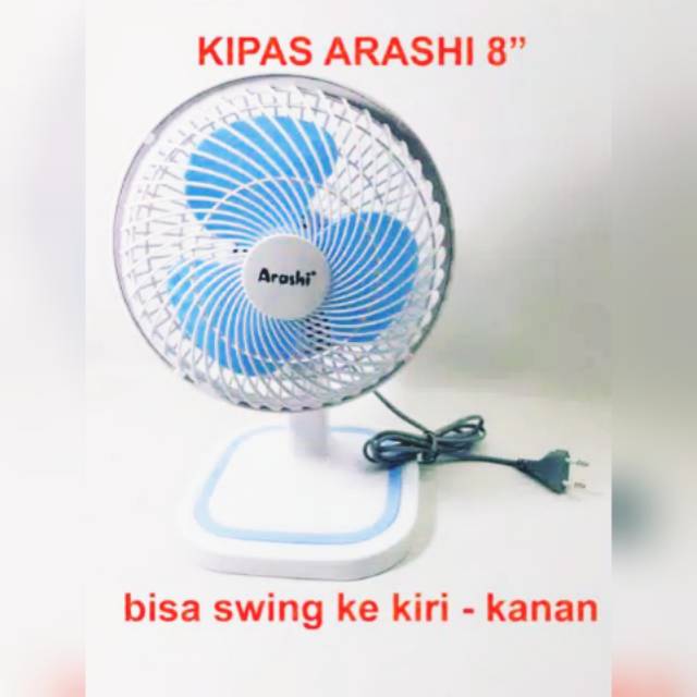 Kipas Angin Meja Arashi General Fan 8 inchi