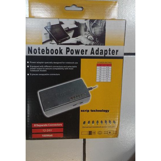 adaptor universal laptop