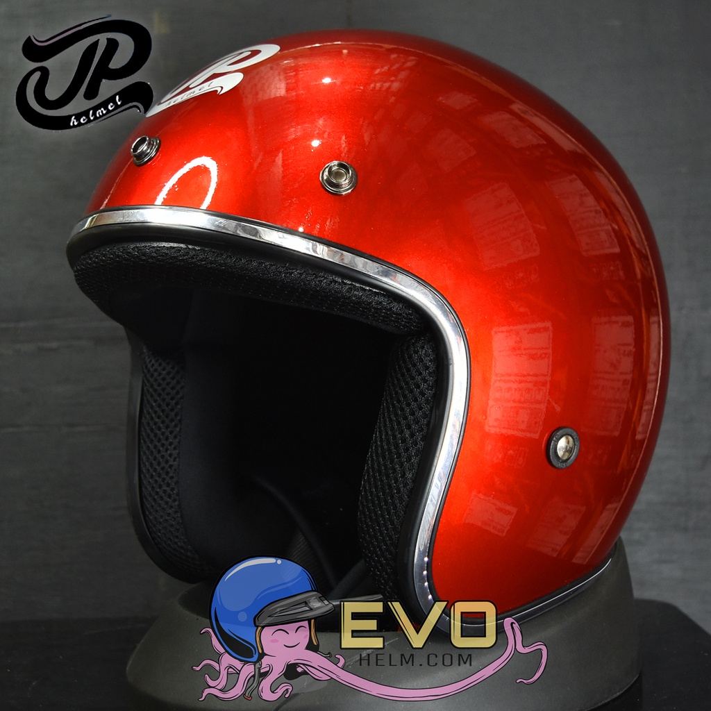 HELM BOGO JPX_JP NEW BIGIE_SOLID - RED SCARLET/SILVER