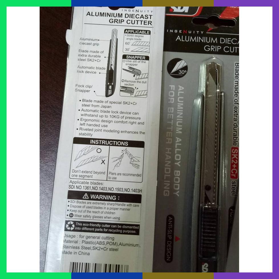 

Cutter Alumunium Diecast Grip Sdi 3005C Super Tajam
