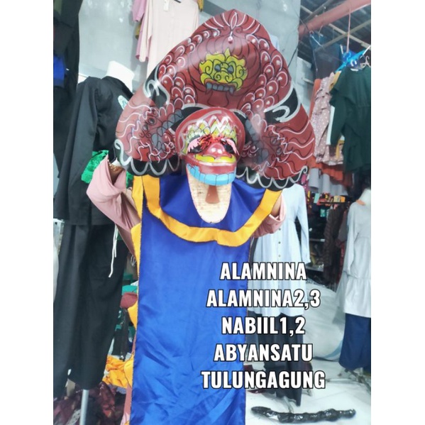 caplokan barongan topeng spon