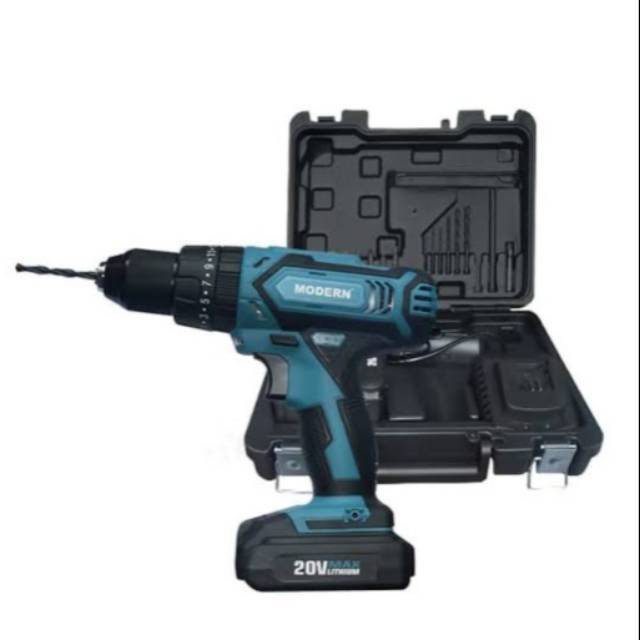 BOR CORDLESS IMPACT 13MM M20Li HD MODERN | Bor baterai impact MODERN