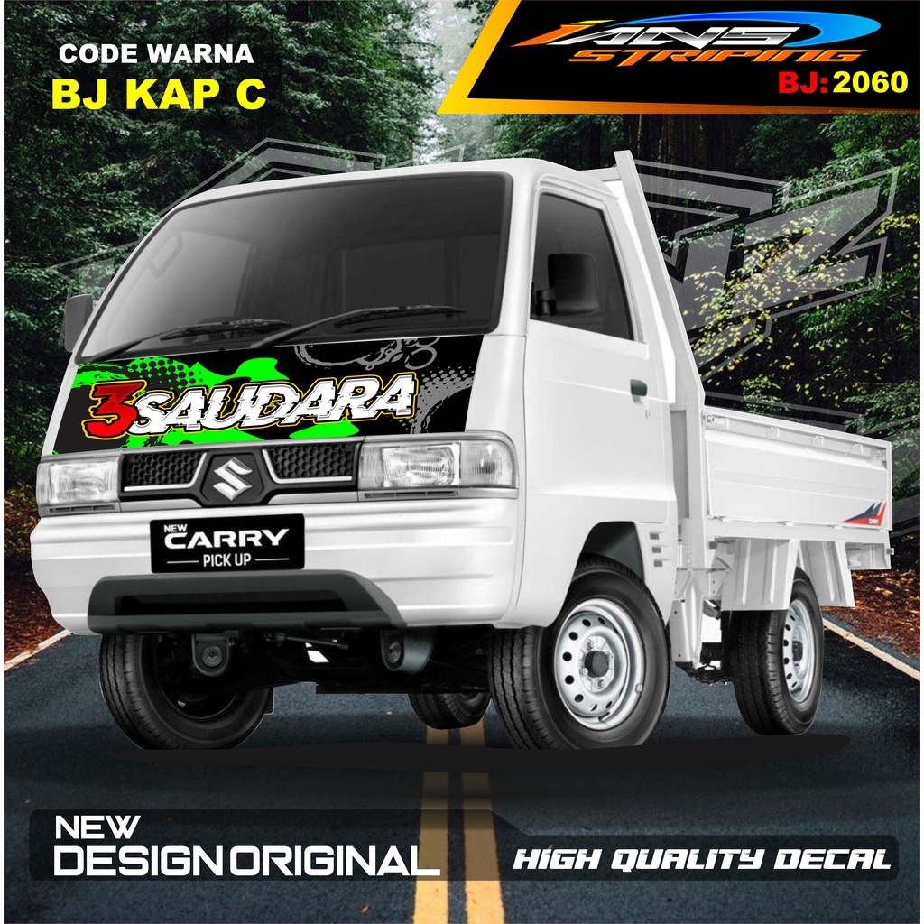 STIKER DECAL KABIN CARRY L300 PICK UP / STIKER KABIN CARRY L300 / STIKER KAP CUP DEPAN L300 PICK UP / STIKER MOBIL