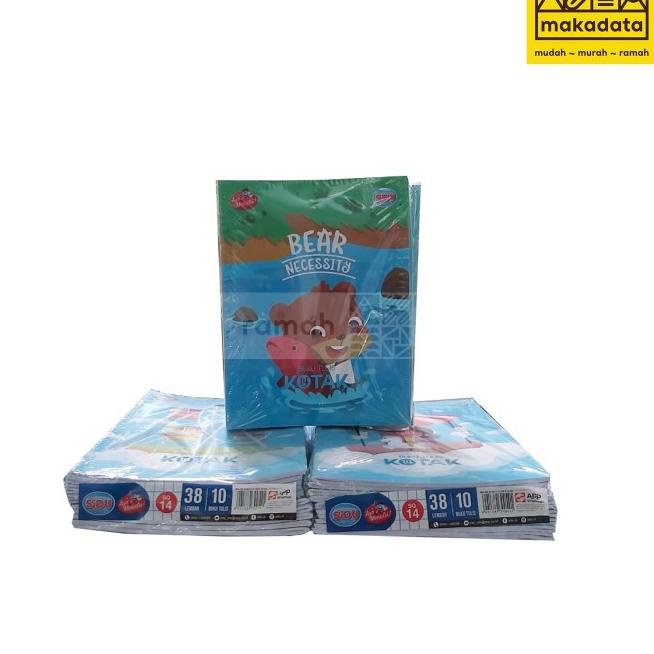 

SALEE!!!!.. BUKU KOTAK BESAR MANDARIN 1.5cm SIDU 38 LEMBAR (1 PACK) MURAH