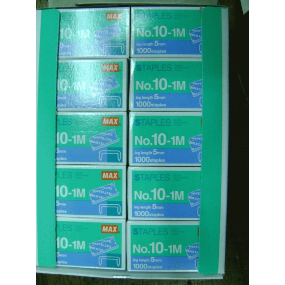 

STAPLES MAX NO 10 (BIG PACK OF 20)