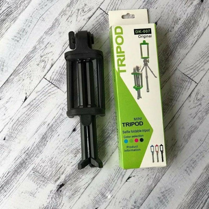 Tripod Mini DK-007 Plus Holder Lipat Selfie Holder Stand Hp DK 007