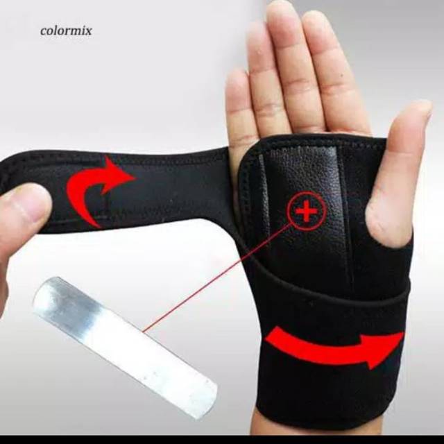 deker CTS &amp; WRIST SUPPORT &amp; Pelindung pergelangan tangan &amp; Steel Splint Support