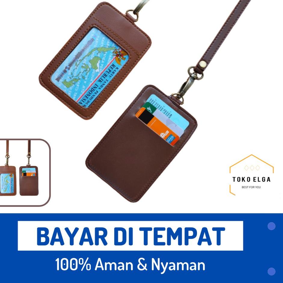 

Modern.. Id Card Kulit Name Tag Kulit Card Holder Termurah