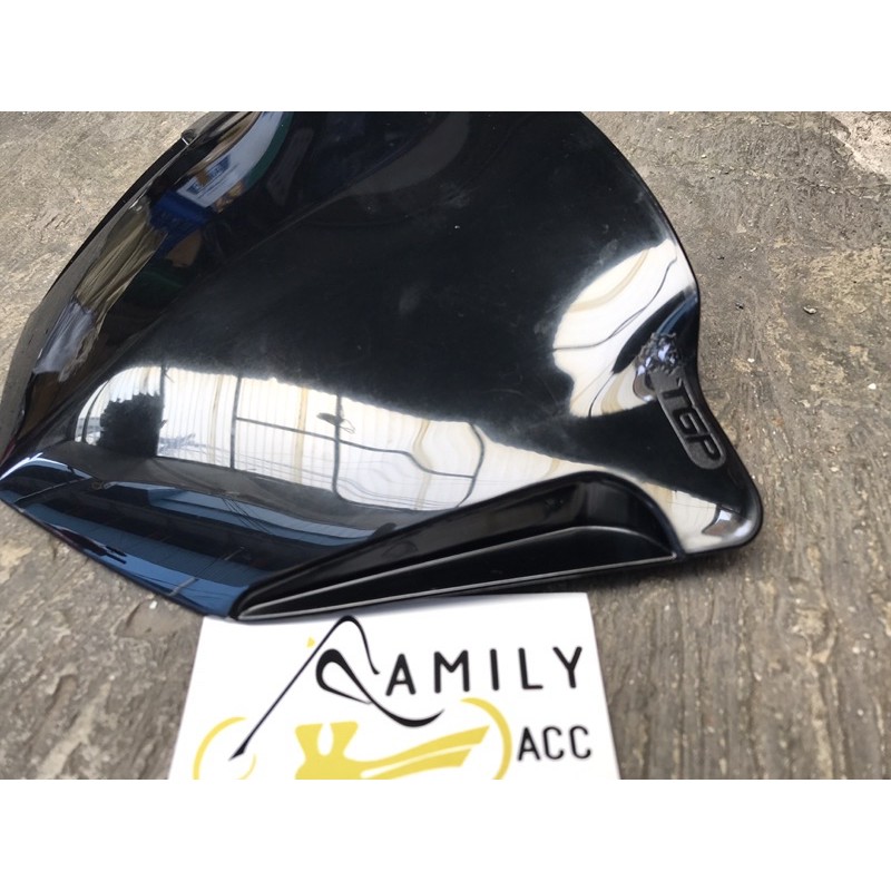 Visor Beat Karbu / Windshield Beat Karbu TGP Hitam