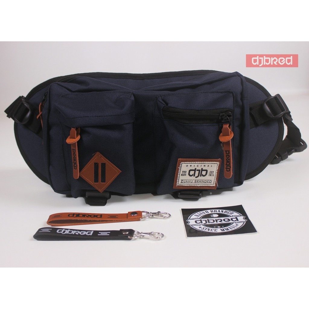 Tas Slingbag Original Djavu Branded DJEBRED - biru navy