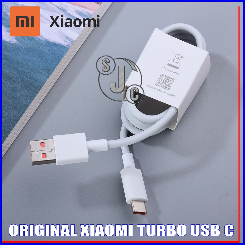 Kabel Data Xiaomi Redmi 10X Pro Redmi Note 9 Pro TURBO CHARGE Original 100% USB Type C