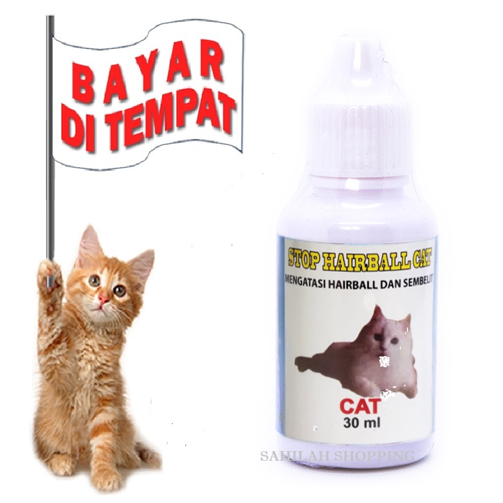 OBAT KUCING SEMBELIT DAN SUSAH BUANG AIR BESAR AMPUH TERMURAH STOP HAIRBALL