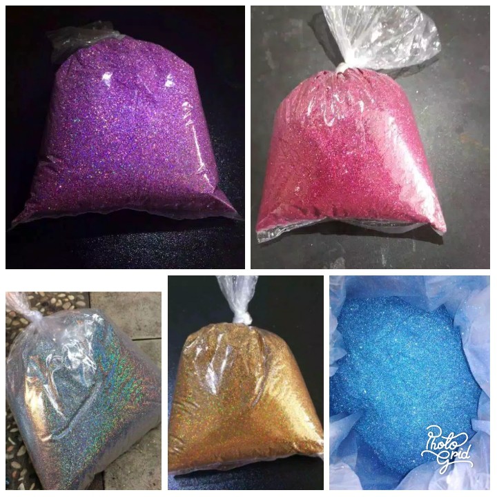 Glitter Hologram Halus 0,2mm/ Glitter Hologram Rainbow / Glitter Henna/Serbuk Glitter Halus