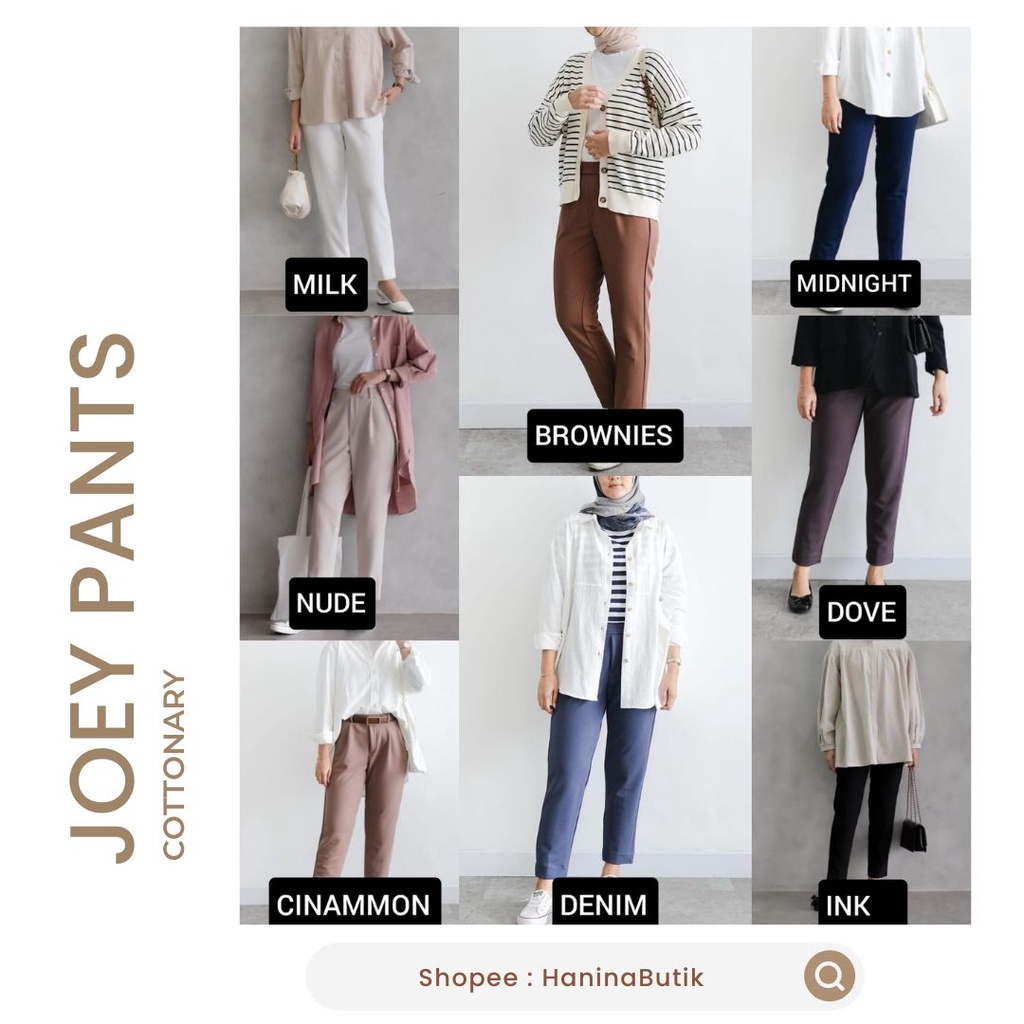 JOEY PANTS by COTTONARY