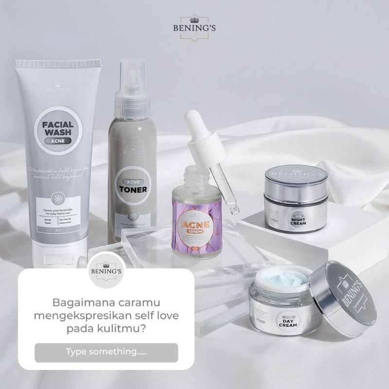 BENINGS SKINCARE DR. OKY PRATAMA PAKET BRIGHTENING ACNE EXCLUSIVE