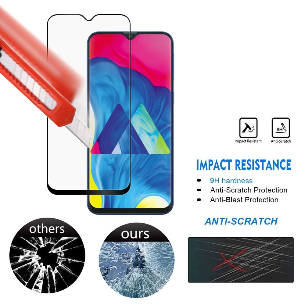 3-in-1Tempered Glass Film For Samsung Galaxy A02s Samsung A12 Samsung A11 M31 M51 S20 Ultra S20 Plus S10 Lite Note 10 Lite A11 A71 A51 A50S A21S A31 Ultra Lens Screen Protector IYA