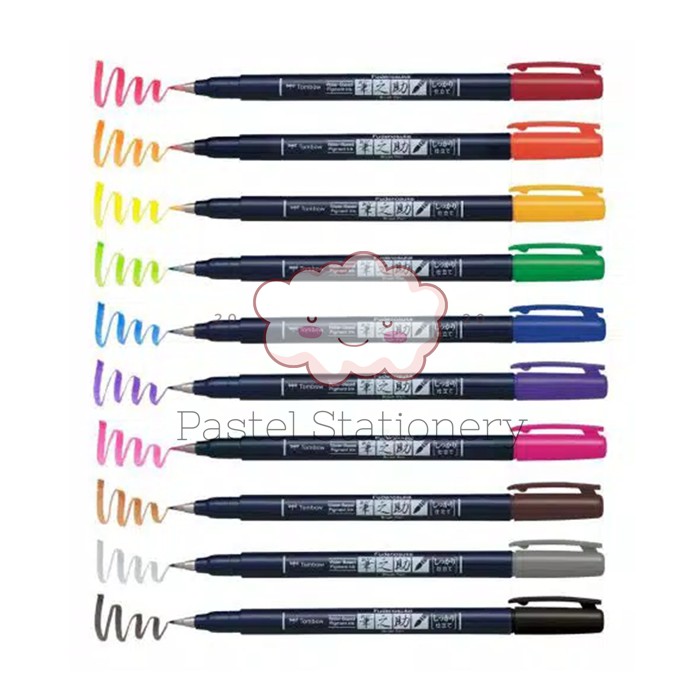 

Tombow Fudenosuke Brush Pen Hard Tip - Art Markers
