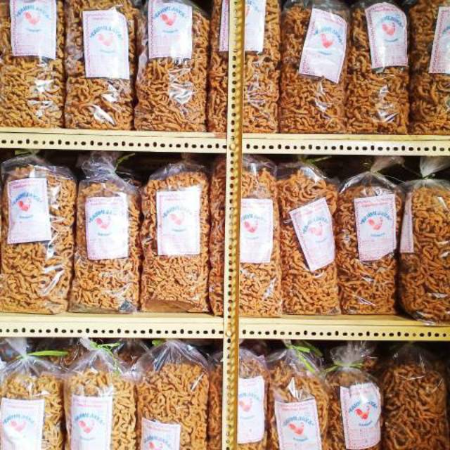 1 Kg Keripik Usus Fahmi jaya dan Ayam Jago Usus Crispy enak