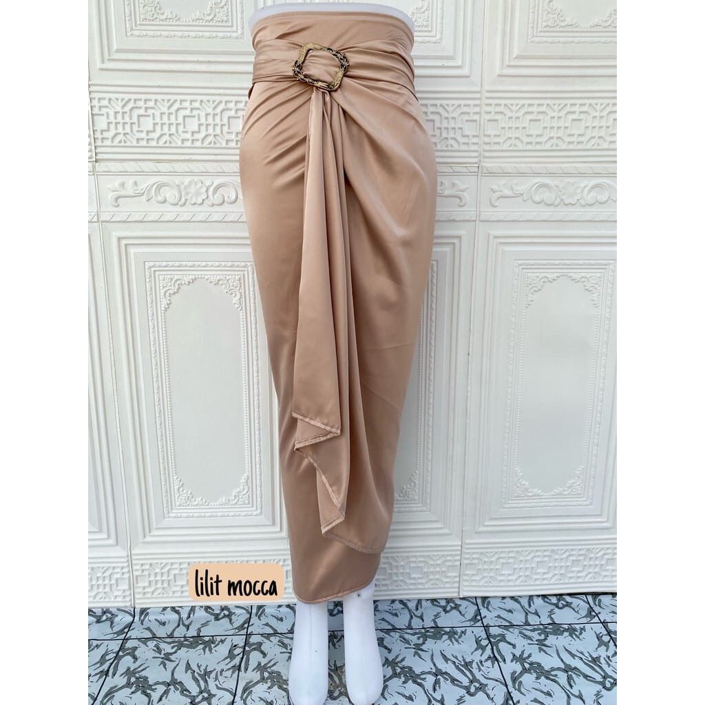 Rok Lilit Satin Velvet Premium / Bawahan Kebaya Bahan Satin Velvet Premium / Rok Lilit Wanita Kekinian