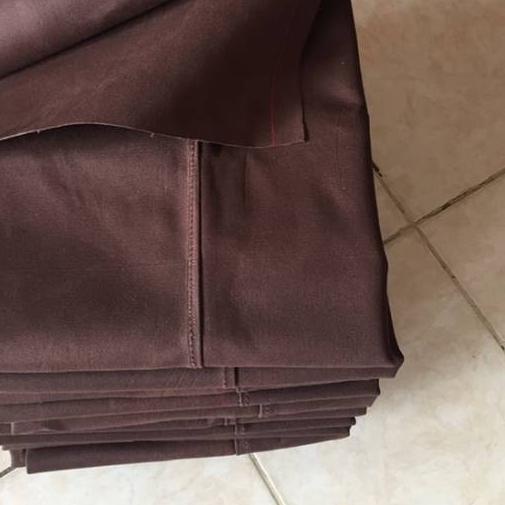 ۝ terpal kain kanvas coklat (meteran/eceran) ♡