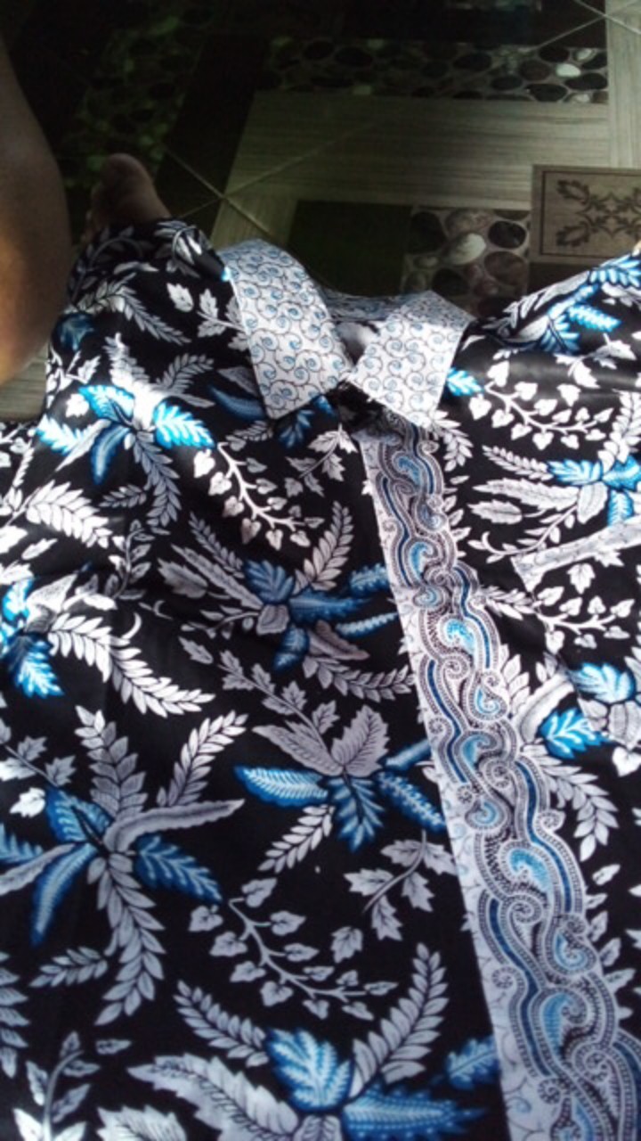 Kemeja Batik Pria Lengan Panjang M L Xl Xxl
