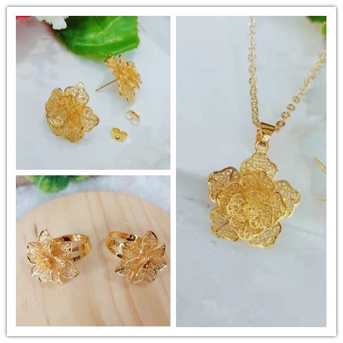 Kalung xuping Lapis Emas 24K Perhiasan Fashion