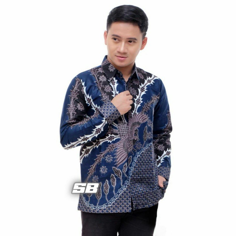 BATIK PRIA LENGAN PANJANG BAJU BATK BATIK PEKALONGAN MODEL TERBARU