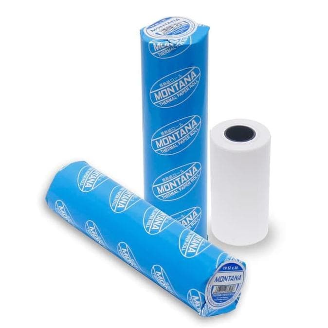 

Kertas Struk Kasir Montana Thermal Paper Roll 57x30mm Isi 2