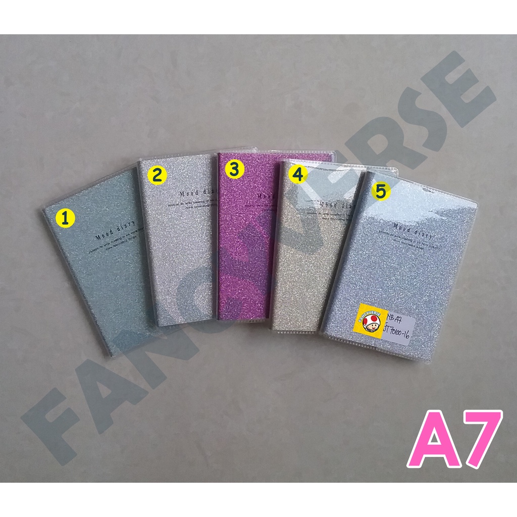 

Notebook A7 Glitter Mood JT70100-16 / Agenda Diary Notes Buku Catatan