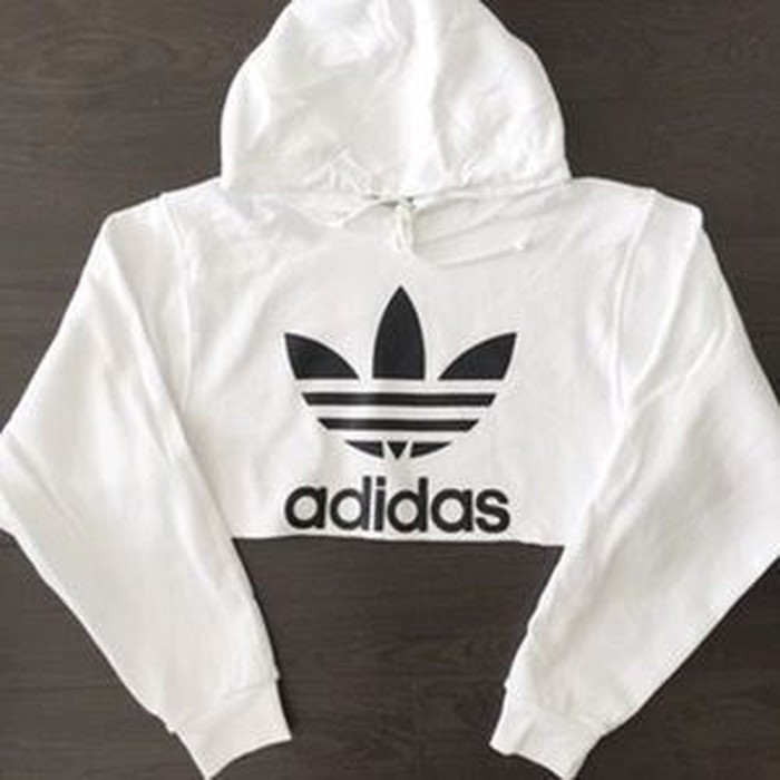 Atasan Wanita - Manset - Crop Top Jaket Crop/Sweater/Hoodie Crop Adidas Produk Terbaik