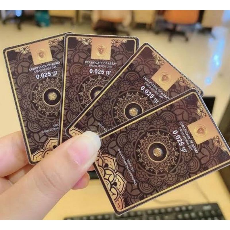 GARANSI TERMURAH Logam Mulia Emas 0.025 gram