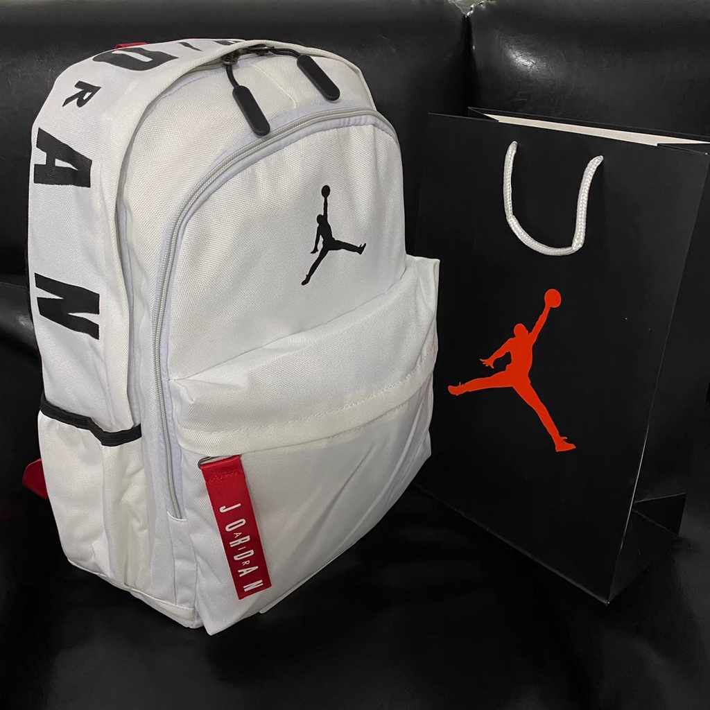 Backpack Jordan TOP FONT Tas Ransel / Tas Bahu Kanvas Pria Wanita