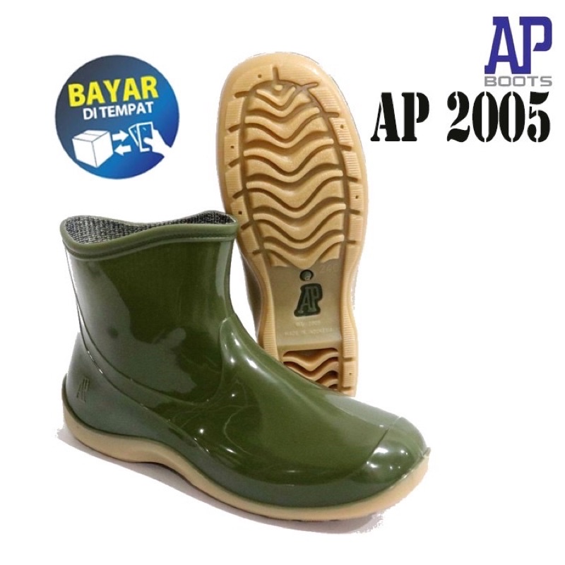 Sepatu AP 2005 AP Boot Pendek Glossy