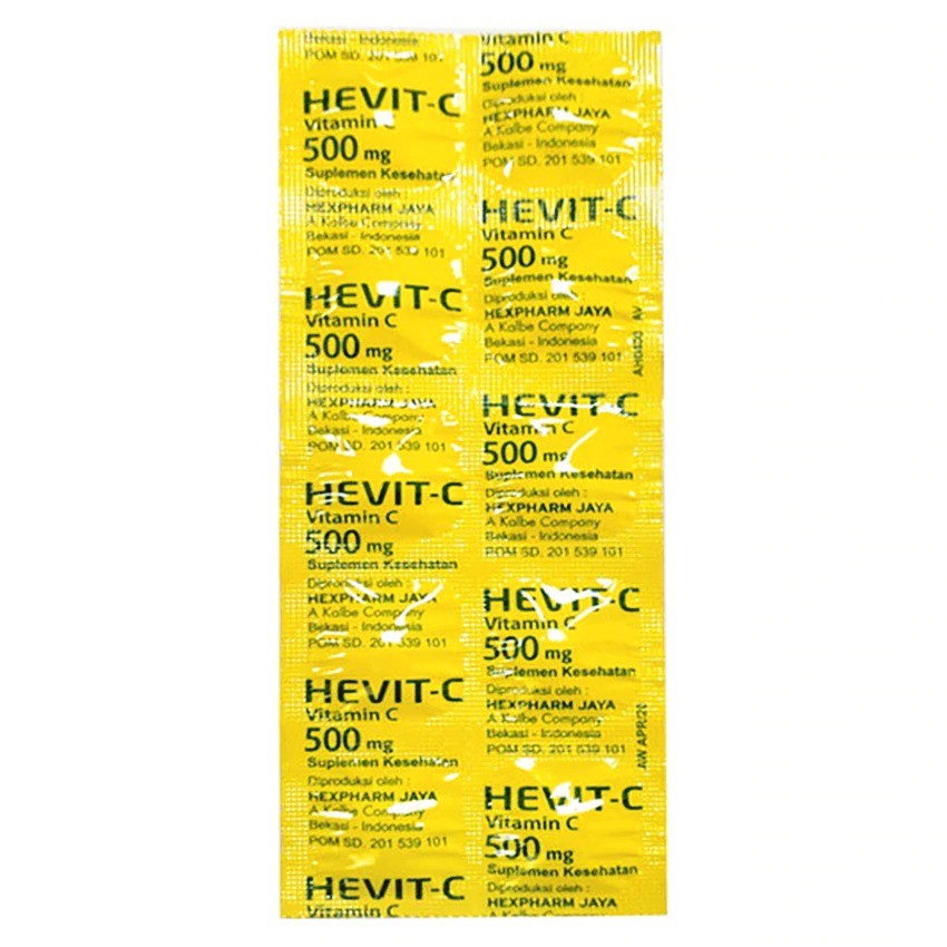 HEVIT C 500 MG 10 TABLET // VITAMIN C 500 MG