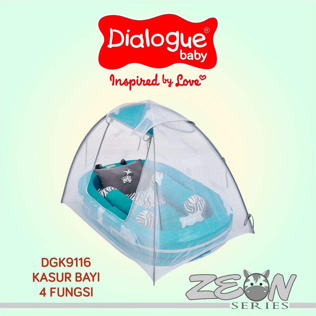 Kasur Anak Bayi Lengkap Bantal + Kelambu Sofa Dialogue DGK9116 Makassar