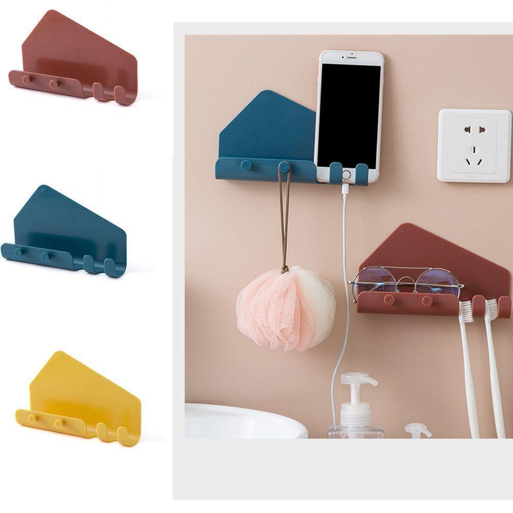 Solighter Phone Charging Home Storage Tempel Dinding Kait Serbaguna Tablet Charging Bracket