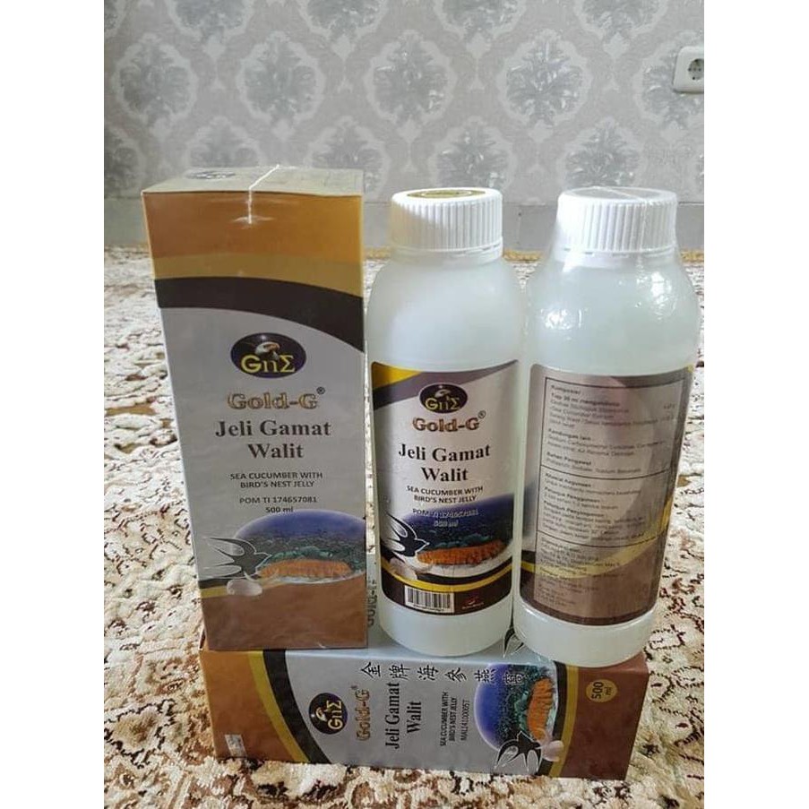 Jelly Gamat Gold G Walet isi 500 ml Original