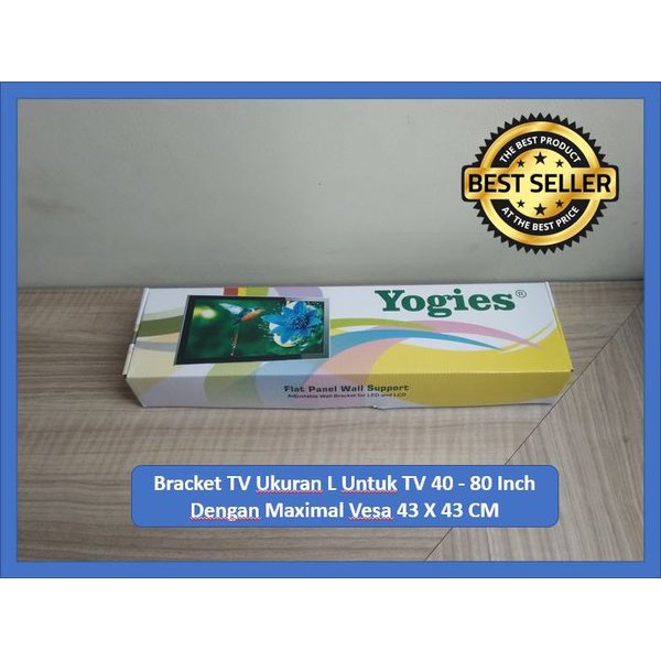 BRACKET TV LCD LED - BRACKET LED SAMSUNG - BRACKET TV 40 SAMPAI 55 INCH - BRACKET UNIVERSAL SEGALA