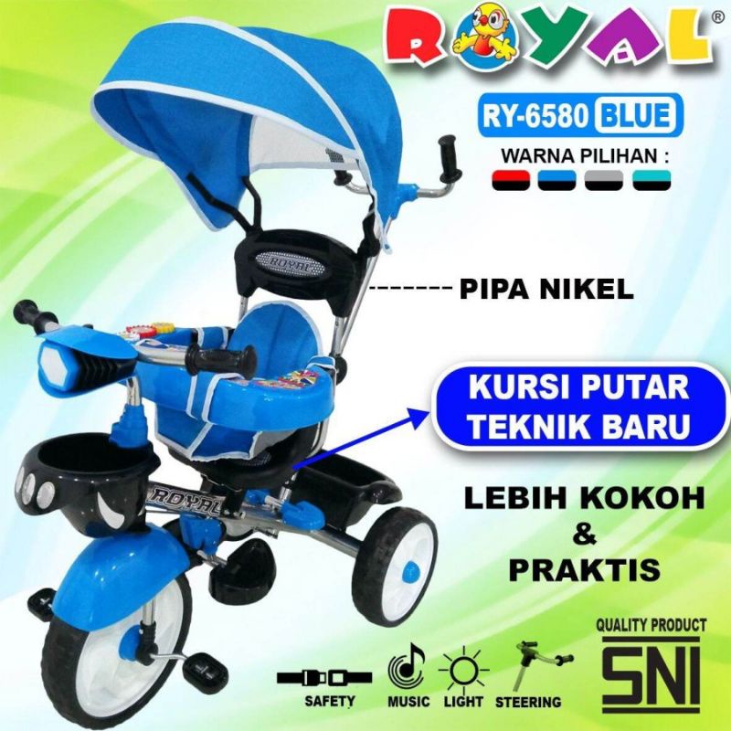 SEPEDA ANAK ROYAL RODA TIGA 3 RY 6580