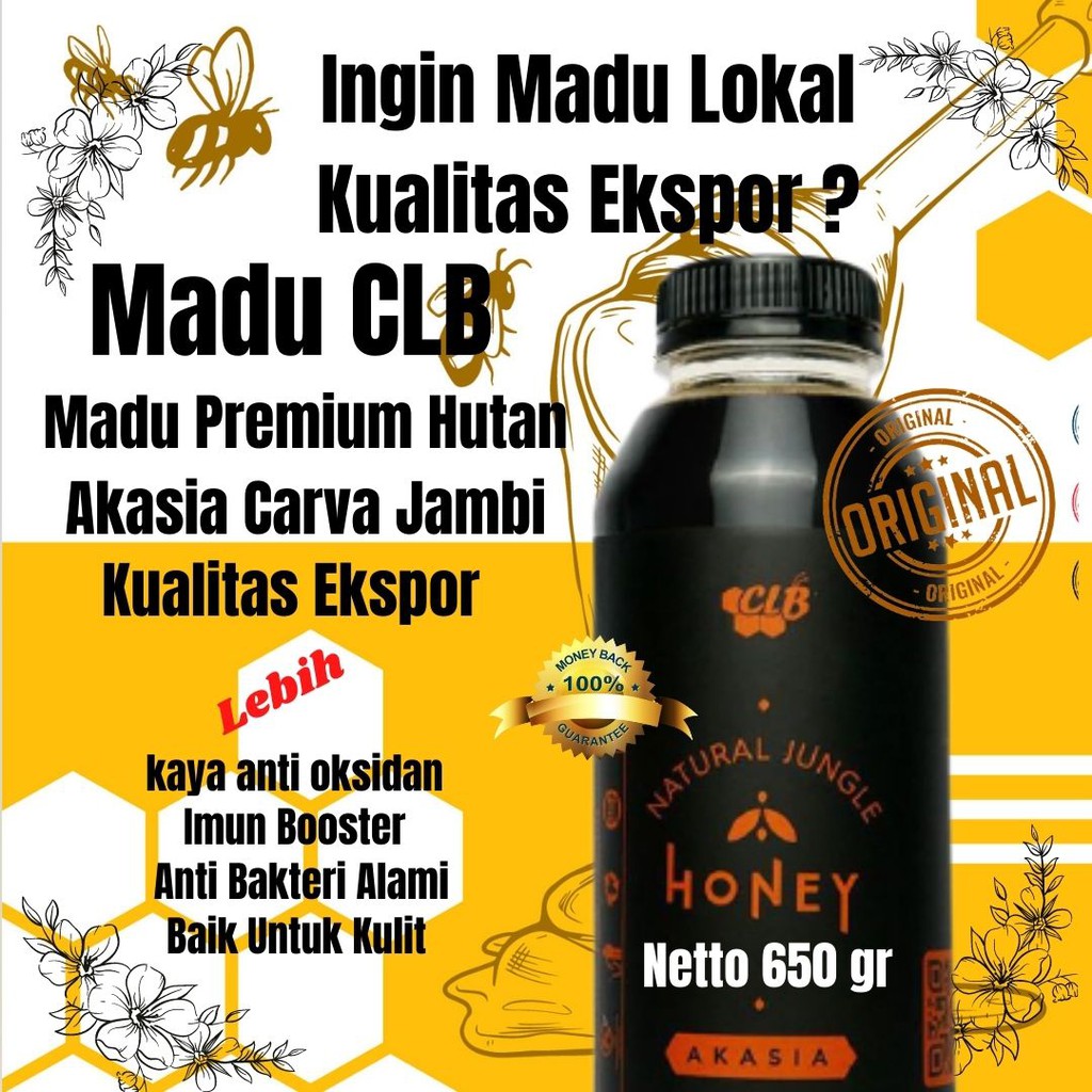 

MADU ASLI MURNI 100% ORIGINAL MADU AKASIA JAMBI MADU EXPORT