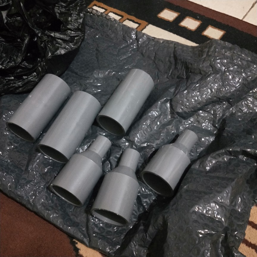 Rucika Socket Polos Pvc 1 1/2 Aw / Sambungan Lurus Tanpa Drat