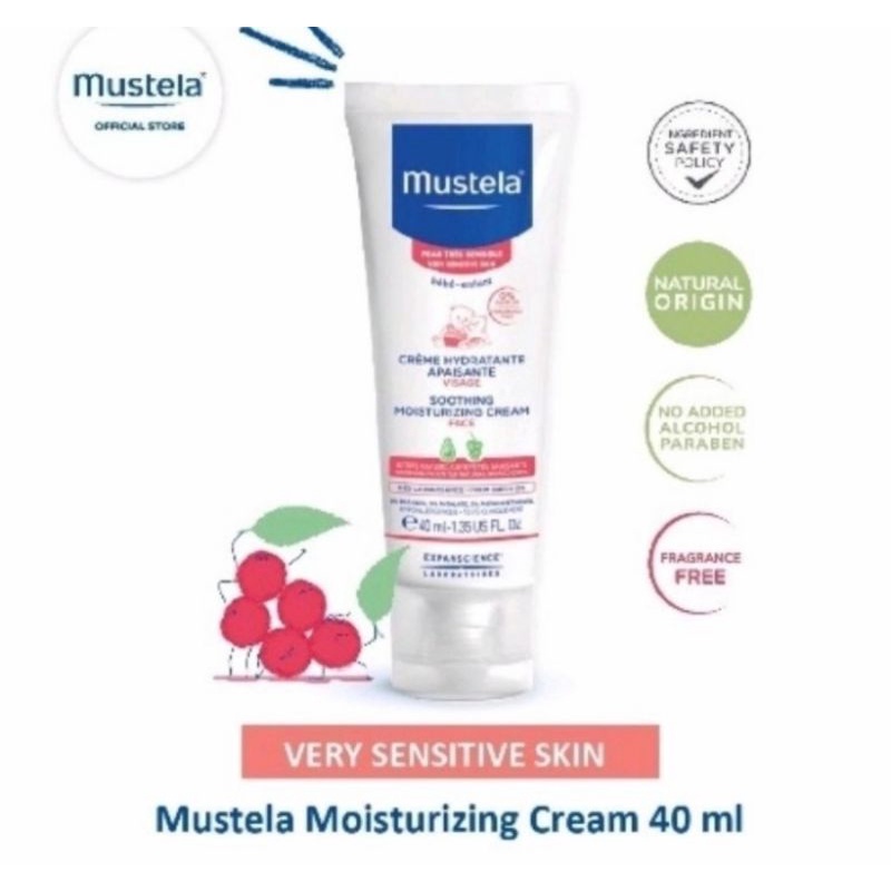 Mustela Moisturizing Cream Face 40ml / Face Cream